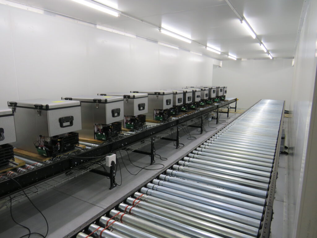 Powered roller conveyors