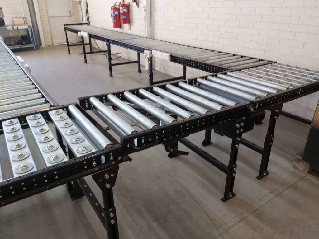 gravity conveyor closed gate section